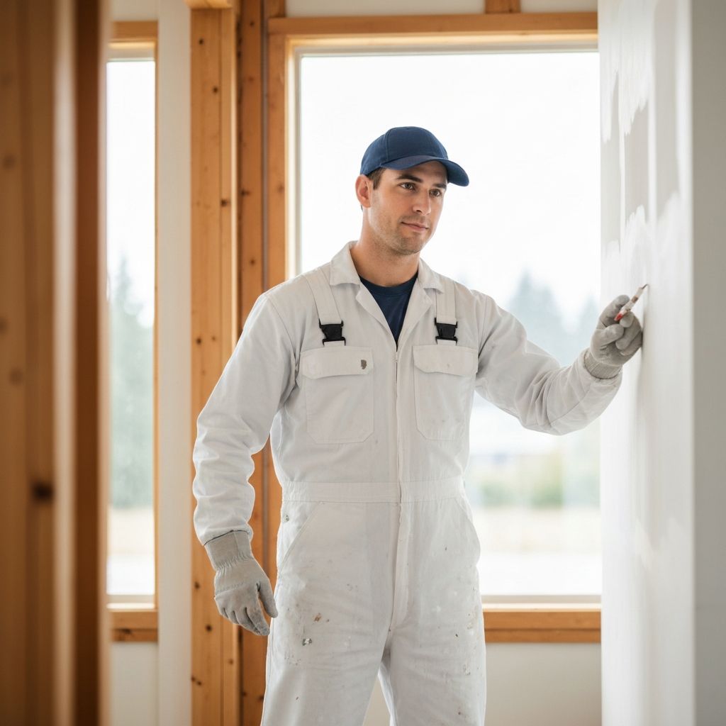 Professional craftsman at work